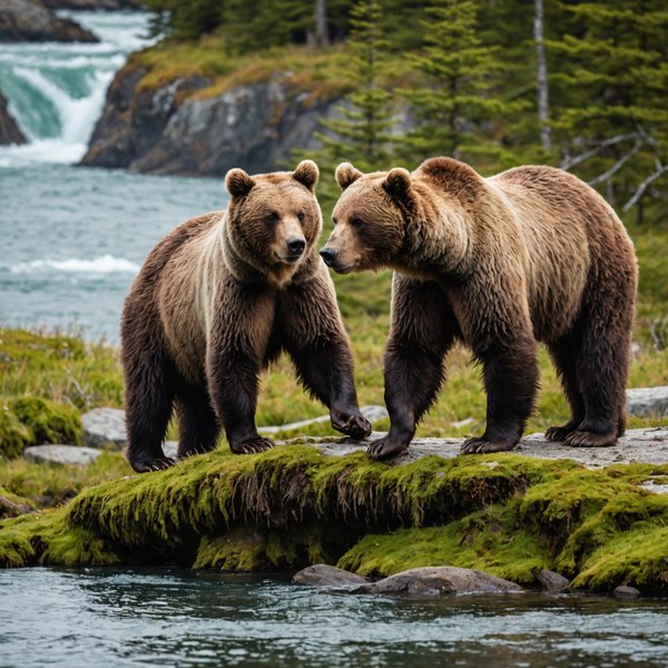 Quelle croisière propose des excursions pour observer les ours bruns dans les parcs nationaux d'Alaska?